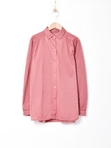 イングランド製 ストライプ 長袖シャツ