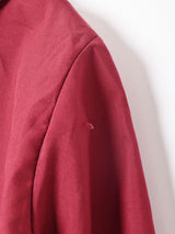 プリーツカラー 長袖ブラウス