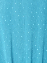 織柄 レース 長袖ワンピース