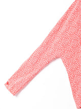 総柄 ダブルボタントップス