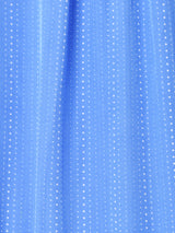 総柄 長袖 シルクワンピース