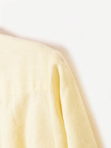 ベルト付き 切り替えデザイン 長袖シャツワンピース