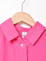 シアー ウエストリボンブラウス