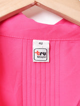 シアー ウエストリボンブラウス