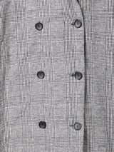 アメリカ製 チェック ダブルボタン 長袖ワンピース