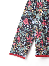 総柄 キルティングジャケット