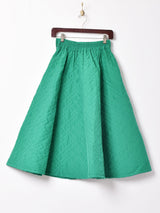【3色展開】Meridian サーキュラー キルティング スカート