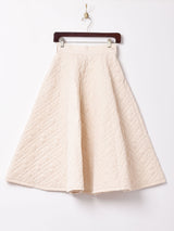 【3色展開】Meridian サーキュラー キルティング スカート