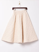 【3色展開】Meridian サーキュラー キルティング スカート