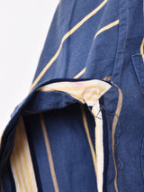 長袖 ストライプシャツ