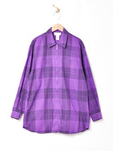 チェック シャツジャケット