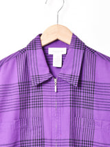 チェック シャツジャケット