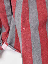 イタリア製 ストライプデザイン 長袖トップス