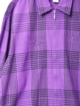 チェック シャツジャケット