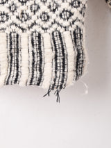 ウッドボタン 総柄 パーカー