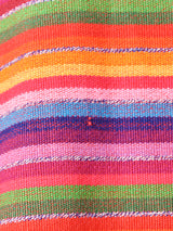 ボーダー フード付きジャケット