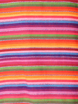 ボーダー フード付きジャケット