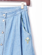 デニム チロルスカート