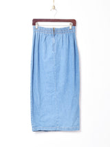 フロントスリッド デニムタイトスカート