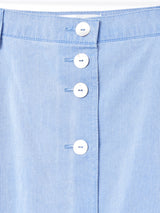 レースアップ フレアスカート