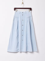 デニムフレアスカート