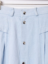 デニムフレアスカート