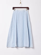 デニムフレアスカート