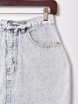 ケミカルデニム ミニスカート