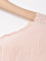 バックリボン 刺繍長袖トップス