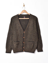 イタリア製 ウールカーディガン