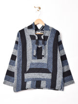 メキシコ製 メタリック糸混 メキシカンパーカー