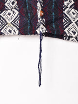 ウッドボタン 総柄 パーカー