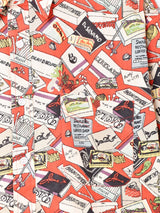 【2色展開】Backersマッチ 総柄 長袖シャツ