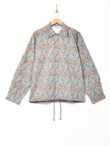 【3色展開】Backers ペイズリー柄 コーチジャケット