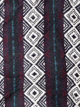 ウッドボタン 総柄 パーカー