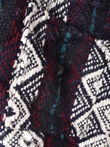 ウッドボタン 総柄 パーカー