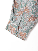 【3色展開】Backersペイズリー柄 コーチジャケット