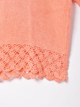 半袖 クロシェトップス