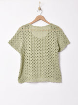 半袖 クロシェトップス