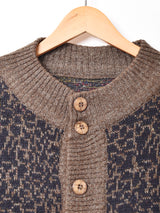 イタリア製 総柄 カーディガン