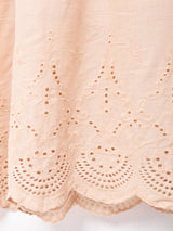 【3色展開】Meridian レースアップクロシェ キャミソールワンピース