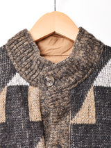 総柄 カーディガン