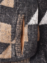 総柄 カーディガン