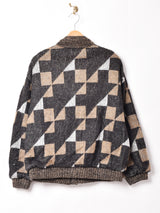 総柄 カーディガン