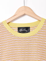 【3色展開】Meridian ボーダー×ドット サマーニットトップス