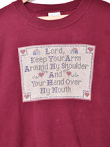 メッセージ スウェットシャツ