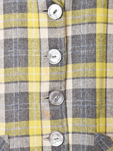 70's   チェック ウールジャケット