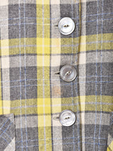 70's   チェック ウールジャケット