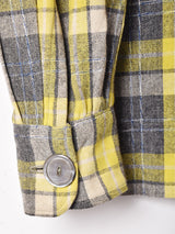 70's   チェック ウールジャケット