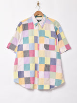ORVIS パッチワーク半袖シャツ